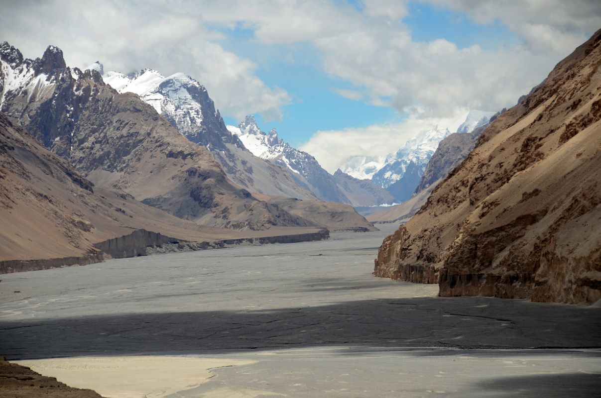 02 View Of Shaksgam Valley Towards Gasherbrums From Terrace Above The Shaksgam River On Trek To Gasherbrum North Base Camp In China 